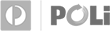 Black and white logo of POLi | Foreignxchange